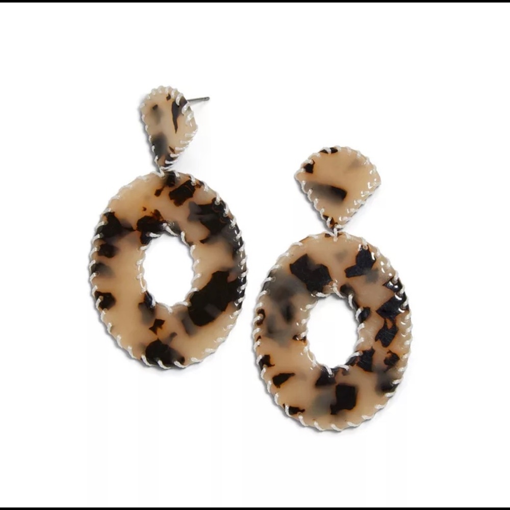 Resin print earrings